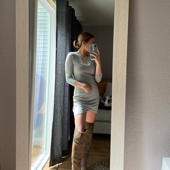 Jack BB Dakota wrap 3/4 sleeve mini dress - Picture 2 of 6